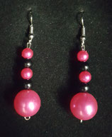 PERLEN MITTEL PINK MIT SCHWARZ