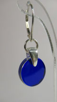 BO 110 - BOUCLES CRISTAL "plaisir simple" bleues