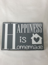 Tekstbord 'Happiness'