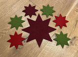 Weihnachtsstern groß ca. 20cm in verschiedenen Stärken und Farben