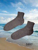 Wollsocken wie oben mit kurzem Schaft und Bambusanteil!