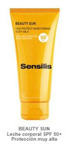 Sensilis Beauty Sun SPF 50+ Leche Corporal 100 ml