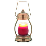 HURRICANE Laterne Kerzenwärmer Metall für Duftkerzen im Glas copper