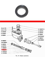 Kolbendichtung Hauptbremszylinder HBZ GAZ 51, neu. Piston seal brake master cylinder GAS 51, new. Манжета уплотнительная главного тормозного цилиндра ГТЦ ГАЗ 51, новая.