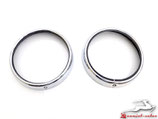 ФГ122-3711321 Zierring Chrom Chromring Scheinwerfer Moskwitsch Moskwitch Moskwich Mosi 408 / 412. Chrome rim headlamp Moskvich Moskvitch 408 / 412. Ободки фар облицовочные наружные Москвич 408 / 412.