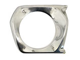 24-3711033 Chrom Scheinwerfer Blende, Scheinwerferabdeckungen links GAZ 24, GAZ 24-10 Wolga. hrome Head Light Cover GAS 24, GAS 24-10 Volga. Облицовка фары левая (Очки) ГАЗ 24, ГАЗ 24-10 Волга.