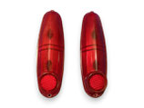 ФП110-3716204 Glas Rückleuchte ZAZ-965. Lens rear lamp SAS 965. Рассеиватели (стекла) задних фонарей ЗАЗ-965 Запорожец.
