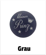 Scheibenperle kleiner Prinz grau