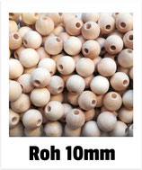 60 Perlen Roh 10mm
