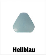 Dreieckskörper hellblau