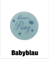 Scheibenperle kleiner Prinz babyblau