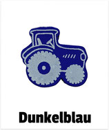 Traktor dunkelblau