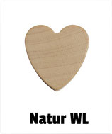 Herz klein natur WL
