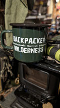 Emaille Tasse Backpacker Wilderness