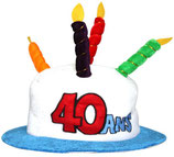 Chapeaux "40 ans"