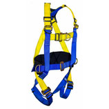 Arnés Estándar Tipo H de 4 argollas  Multipropósito con faja protector lumbar EAH-LP-P2