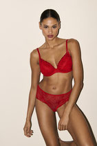 Jane Push-up Bh Uitneembare Pads True Red