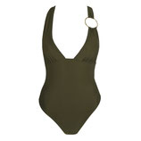 Lita Voorgevormd Triangel Badpak Olive Green