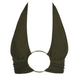 Lita Voorgevormde Triangel Bikini Olive Green