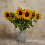 Faltkarte-Sonnenblumenstrauss