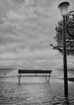 Postkarte-Sturmwarnung