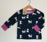 Raglanshirt Glitzer Katzen