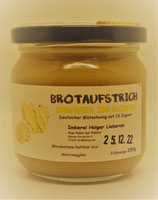 Brotaufstrich z.B. Ingwer in Honig 250g