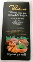 .    Chocolate Negro Terapeútico con Moringa y Canela (4 tabletas)