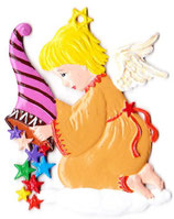 11581 - Engel mit Sterne-Füllhorn