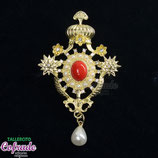 Broche 16 - Piedra central