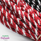 Cordón para medallas - Rojo y blanco