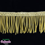 Fleco de canutillo dorado - 5 cm