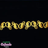 Aplique bordado en tira A13 - 5 cm