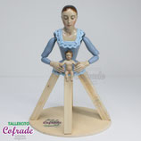 Virgen del Rocío 17 cm - 3D AL ÓLEO