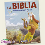 Libro - La biblia para colorear y pegar