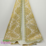 Manto brocado 06 de espigas con encaje - para 30 a 60 cm