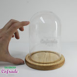 Fanal mini base madera - 10 x 15 cm