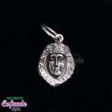 Medallita 12282 rostrillo Virgen del Rocío (Plata de ley)