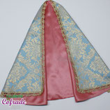 Manto Brocado 11 con encaje - para 25 a 120 cm (varios colores)