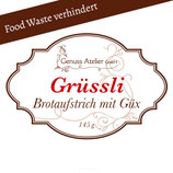 Grüssli-Brotaufstrich mit Güx