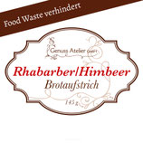 Rhabarber/Himbeer-Brotaufstrich