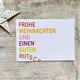 Frohes Fest und einen guten RUTSCH (weiß)