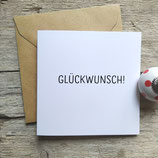 Glückwunsch!