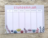 Stundenplan Blumen