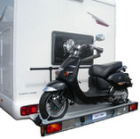 Porte-moto 120kg pour camping-car