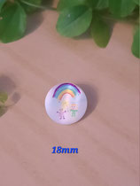 Prym/Union Kinderknopf Regenbogen 18mm Öse