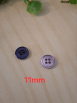 Prym/Union Polyesterknopf 4-Loch, 11mm Hemdknopf