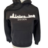 Hoodie schwarz "Skyline Siegen" (Fruit of the Loom)
