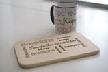 Holz Frühstücksbrettchen