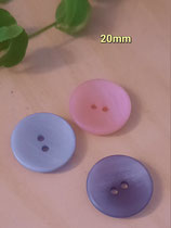Prym/Union Papier/Polyesterknopf 2-Loch, recycelt, 20mm
